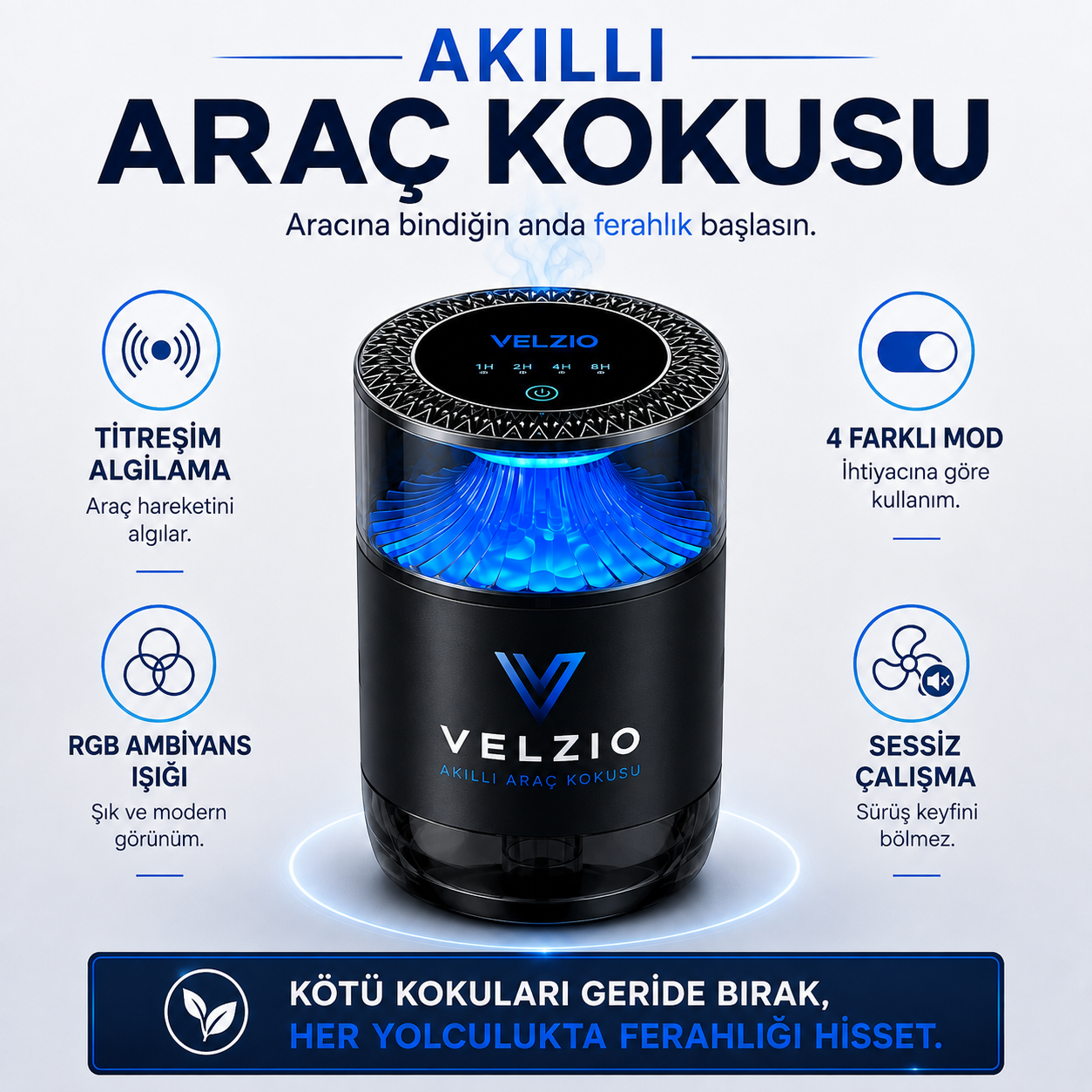 Akıllı Araç Koku Difüzörü