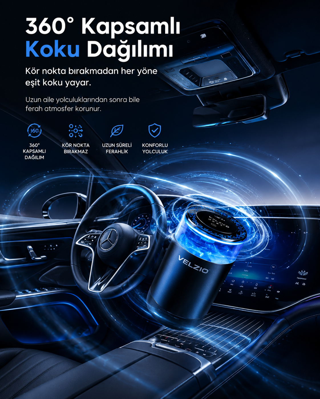 Akıllı Araç Koku Difüzörü